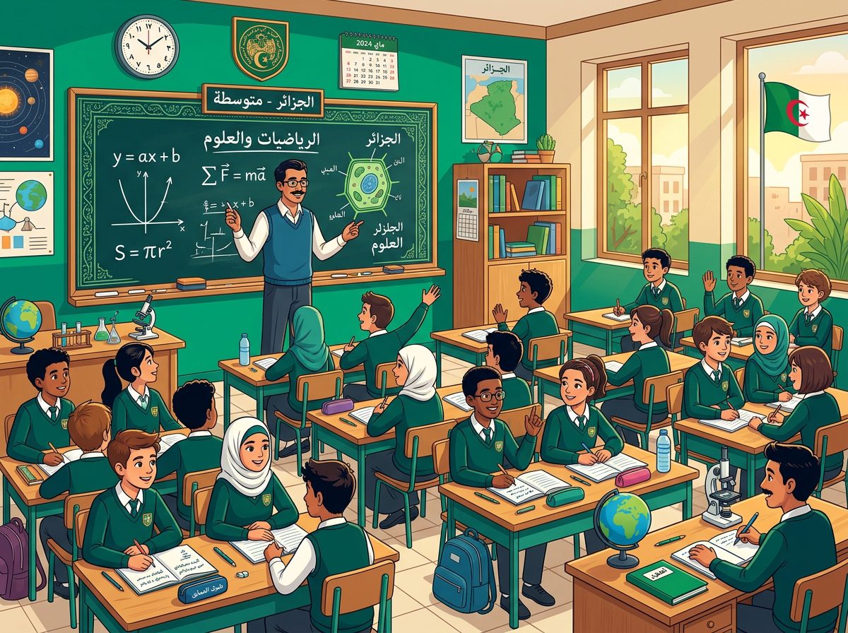 مواضيع وفروض واختبارات التعليم المتوسط